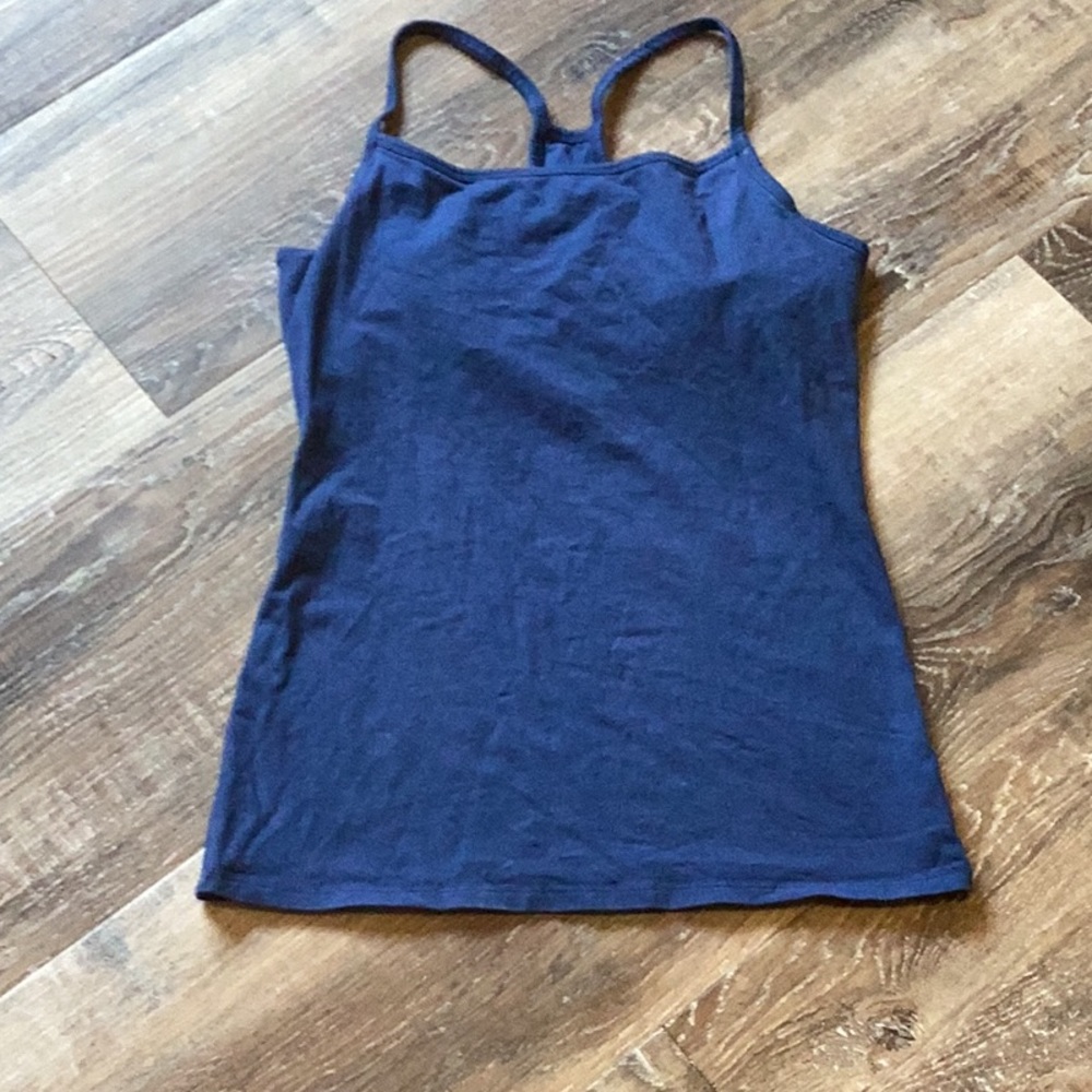 Navy Racer Back Tank